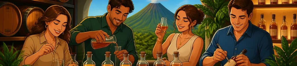 Diseña tu propia mezcla de ron en Flor de Caña Experiencia