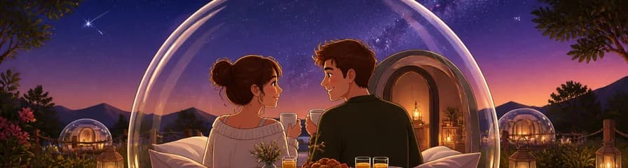 Escapada romántica en Nature Burbuja: una noche inolvidable con desayuno para dos